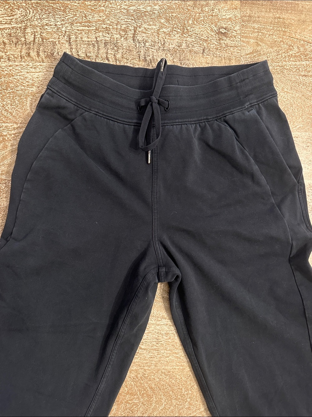 lululemon athletica Black Ribbed-Waist Joggers
